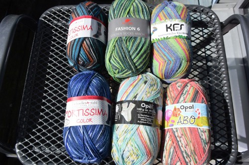 600g sockenwollpaket - 600g,