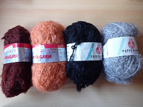 50g puppengarn mohair - 50g,